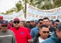 Marcha del día del trabajo en Guerrero Negro