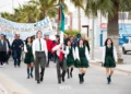 Marcha del día del trabajo en Guerrero Negro